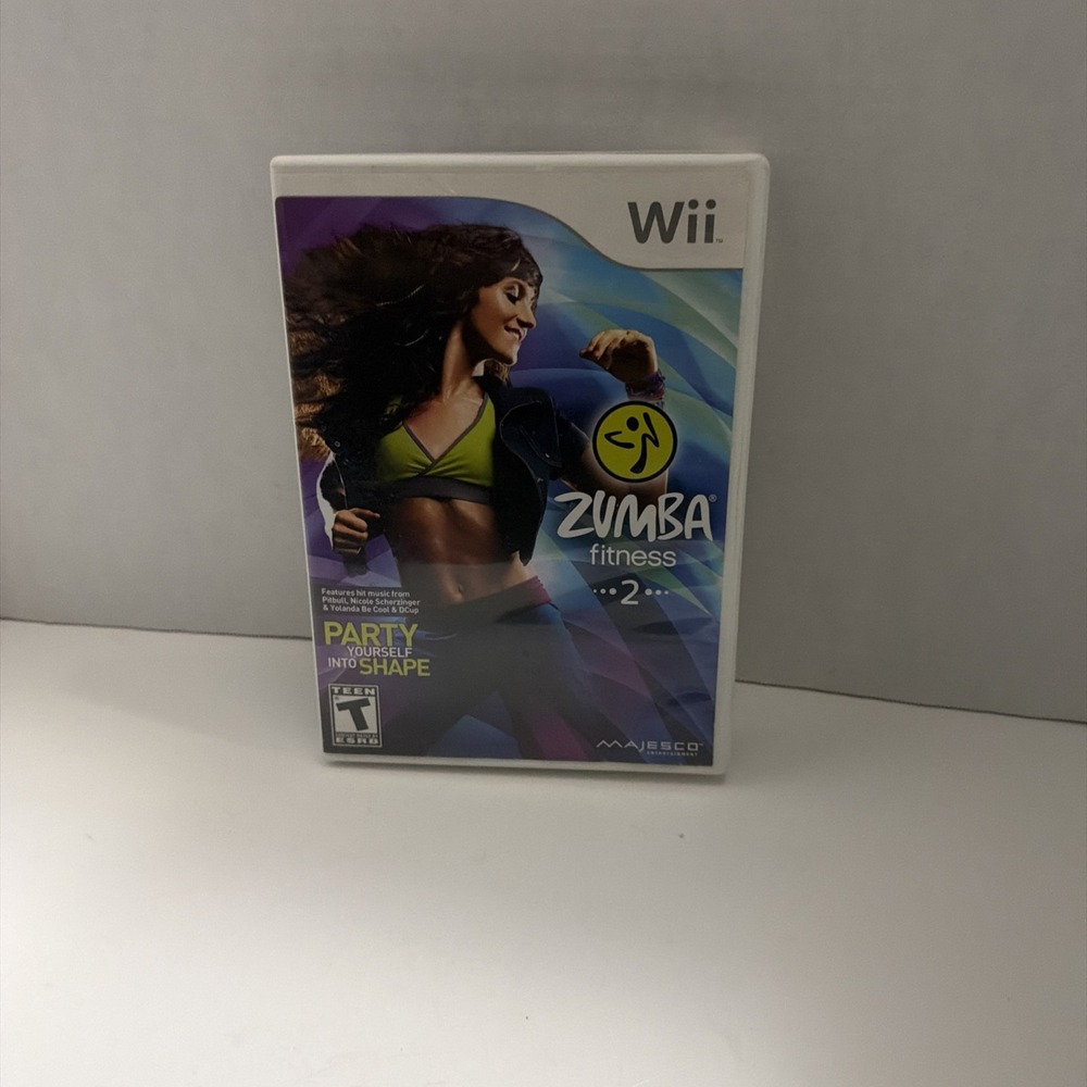Zumba Fitness 2 Nintendo Wii Game Complete CIB Majesc